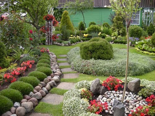 Ландшафтный дизайн садового участка в Одессе