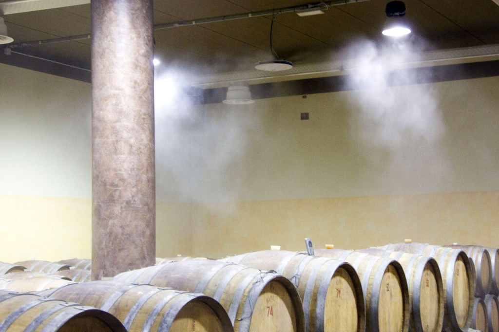Система туманообразования в виноделии